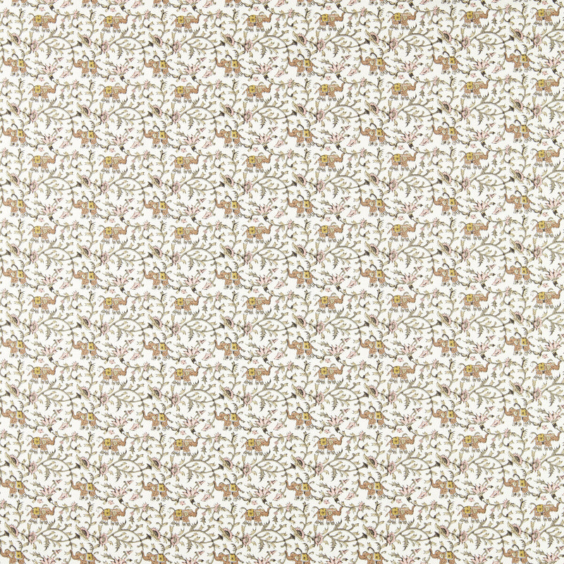 CLARKE AND CLARKE - HATHI - NATURAL - Fabric By The YARD