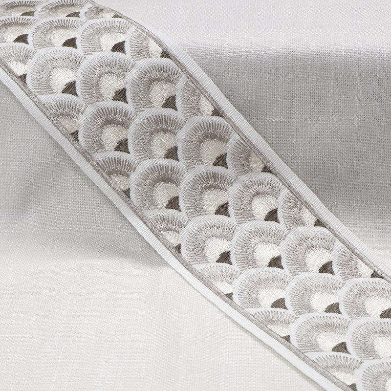 FANNY EMB TAPE - NICKEL - Mag Fabrics - Trim By The Yard
