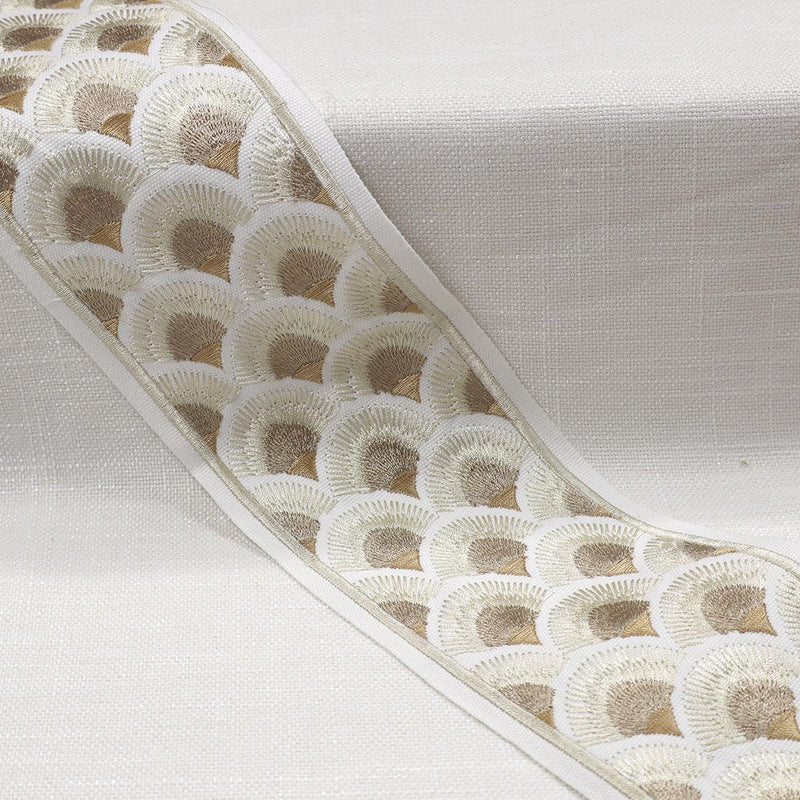 FANNY EMB TAPE - QUARTZ - Mag Fabrics - Trim By The Yard