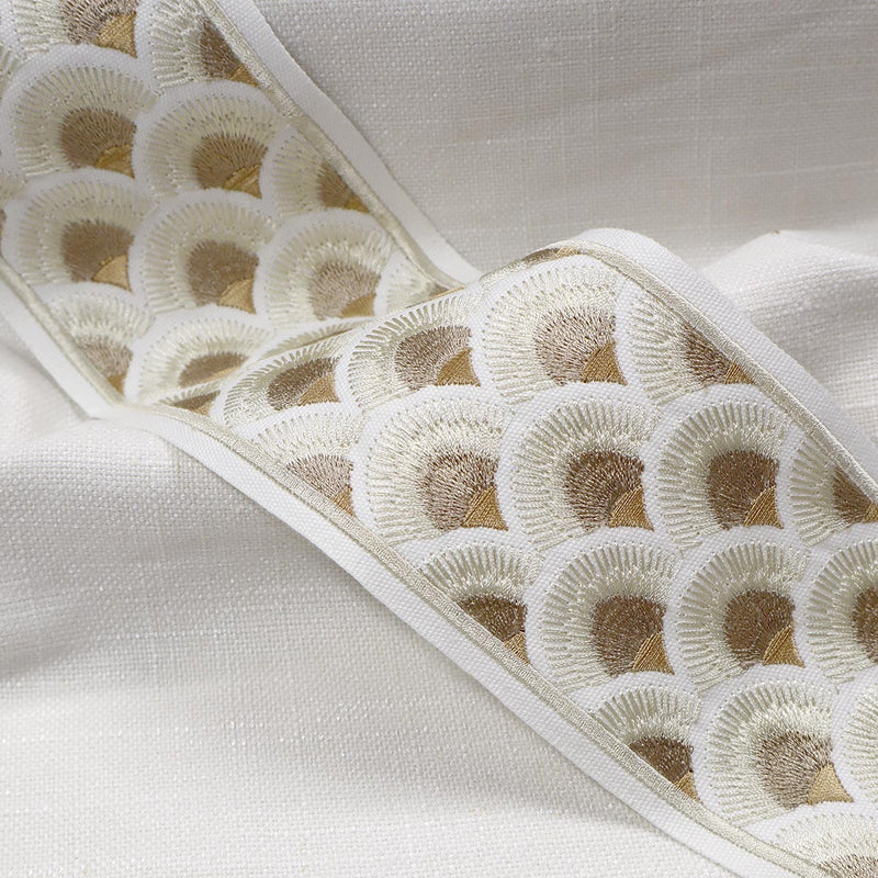 FANNY EMB TAPE - QUARTZ - Mag Fabrics - Trim By The Yard