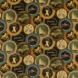 MULBERRY - SPORTING LIFE VELVET- WOODSMOKE - Fabric by the Yard