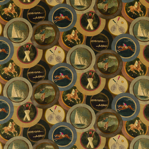 MULBERRY - SPORTING LIFE VELVET- WOODSMOKE - Fabric by the Yard WOODSMOKE