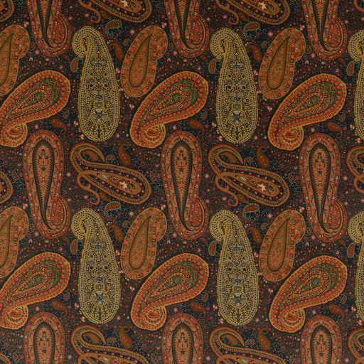 MULBERRY - PEREGRINE PAISLEY VELVET- PLUM - Fabric by the Yard PLUM