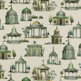 MULBERRY - FOLLIES- EMERALD - Fabric by the Yard