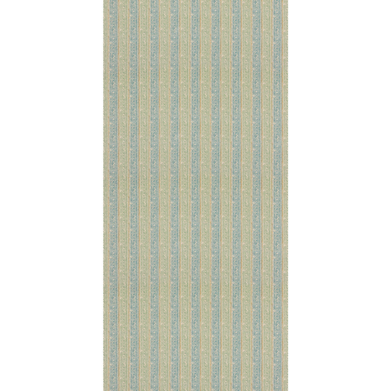 MULBERRY - LADBROKE STRIPE- TEAL/GREEN - Fabric by the Yard TEAL/GREEN