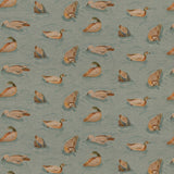 MULBERRY - DUCK POND- TEAL - Fabric by the Yard