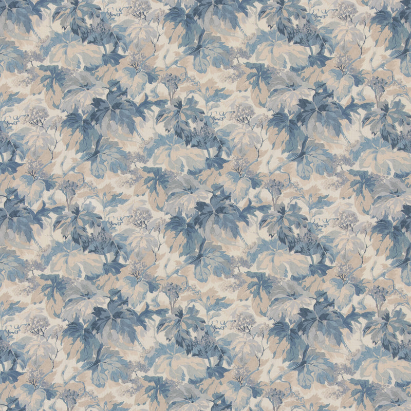 MULBERRY - COUNTRY WALK- BLUE - Fabric by the Yard BLUE