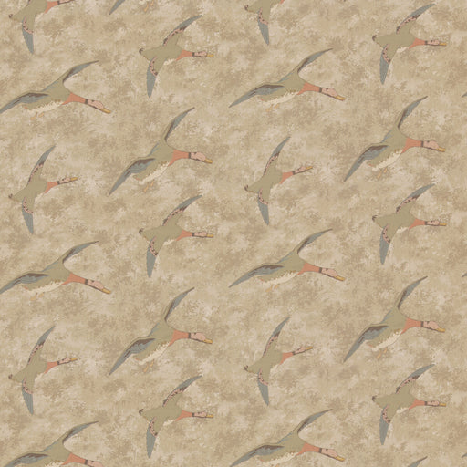 MULBERRY - FOREST DUCKS- PARCHMENT - Fabric by the Yard PARCHMENT