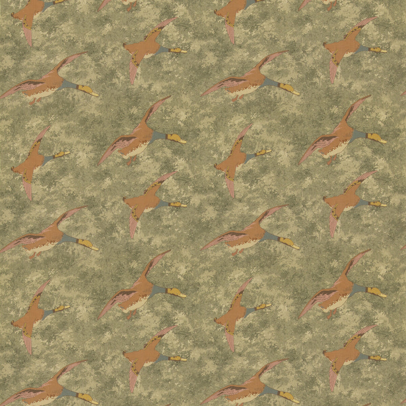MULBERRY - FOREST DUCKS- LOVAT - Fabric by the Yard LOVAT