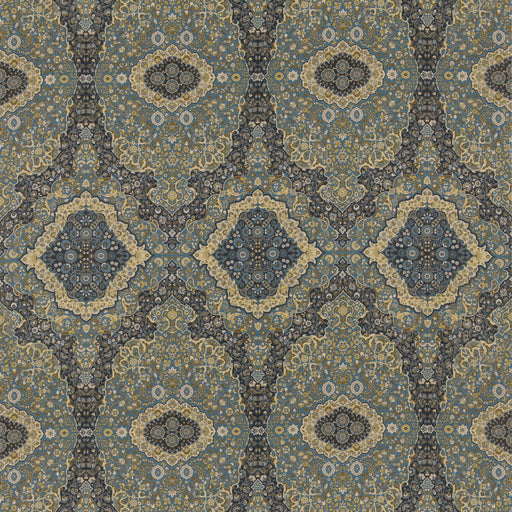 MULBERRY - WOODLAND PAISLEY- INDIGO - Fabric by the Yard INDIGO