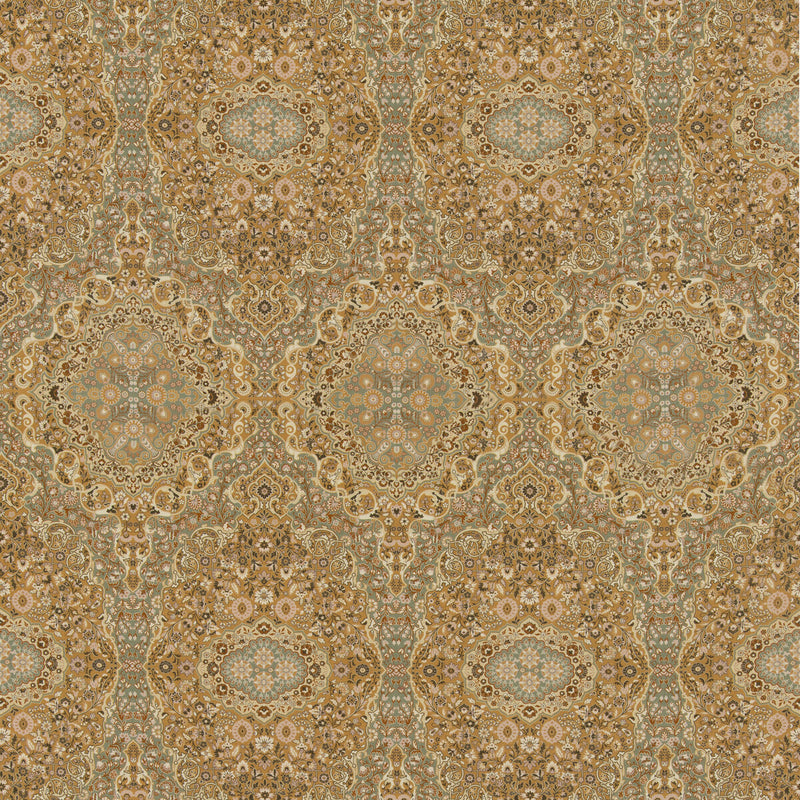MULBERRY - WOODLAND PAISLEY- OCHRE - Fabric by the Yard OCHRE
