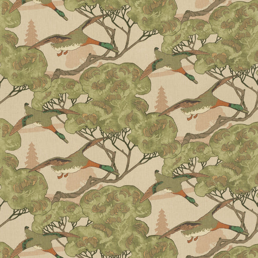MULBERRY - FLYING DUCKS- PLASTER - Fabric by the Yard PLASTER