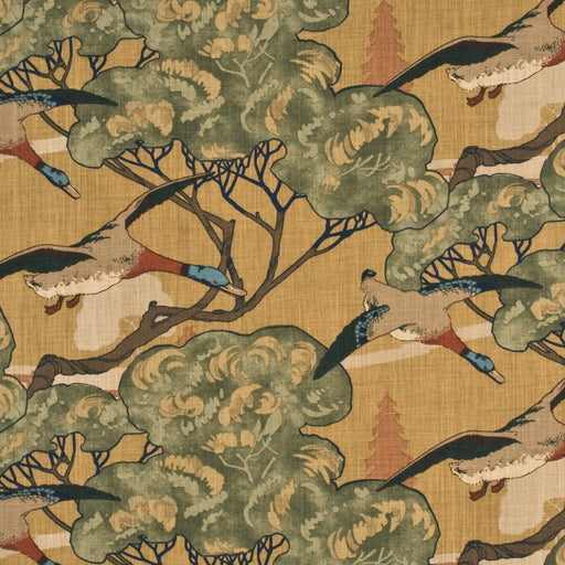 MULBERRY - FLYING DUCKS- SAND - Fabric by the Yard SAND