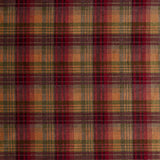 MULBERRY - VELVET ANCIENT TARTAN- PLUM - Fabric by the Yard