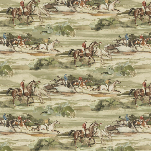 MULBERRY - MORNING GALLOP LINEN- ANTIQUE - Fabric by the Yard ANTIQUE