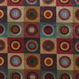 MULBERRY - DRESS CIRCLE VELVET- RED/PLUM - Fabric by the Yard