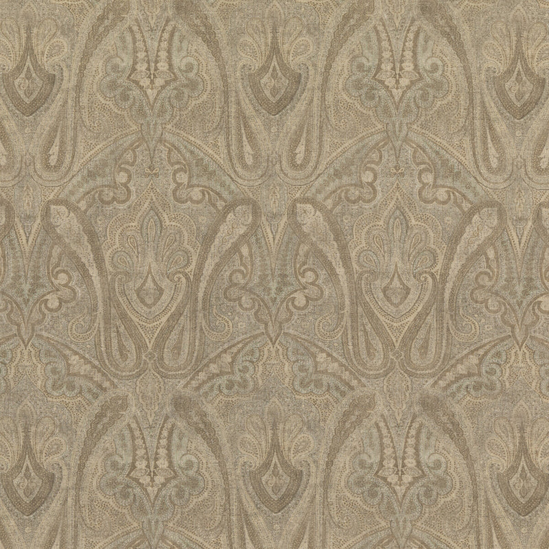 MULBERRY - CANVAS PAISLEY- MINERAL - Fabric by the Yard MINERAL