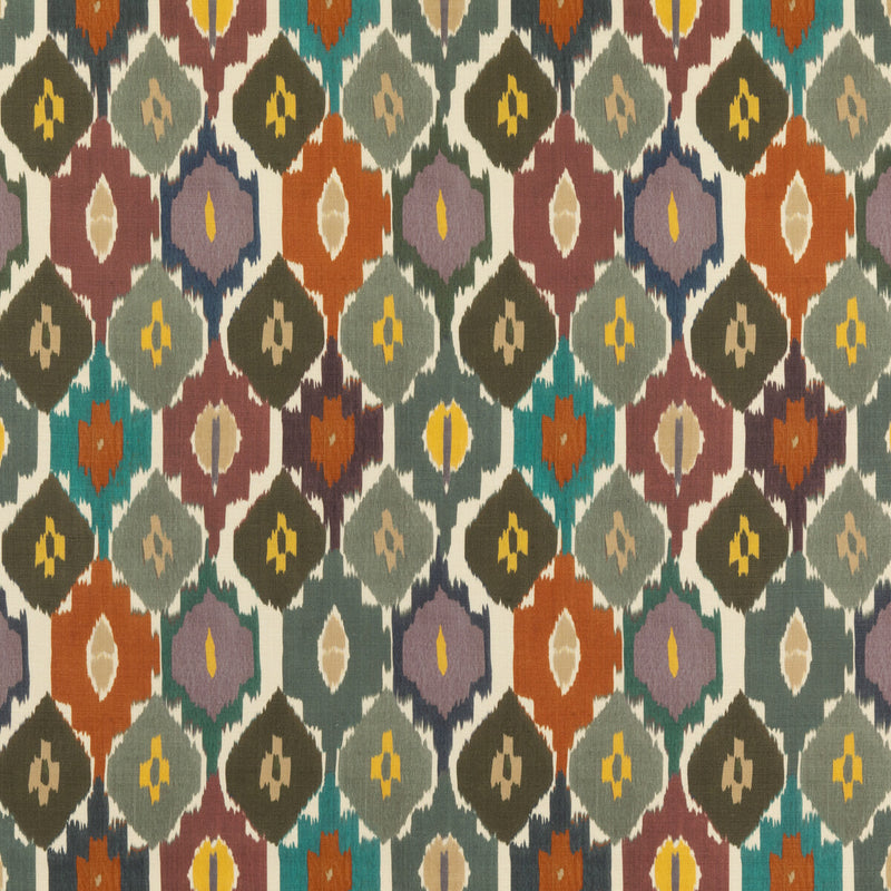 MULBERRY - TOWN HOUSE- MULTI - Fabric by the Yard MULTI