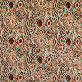 MULBERRY - PAINT BOX- TEAL/SPICE - Fabric by the Yard