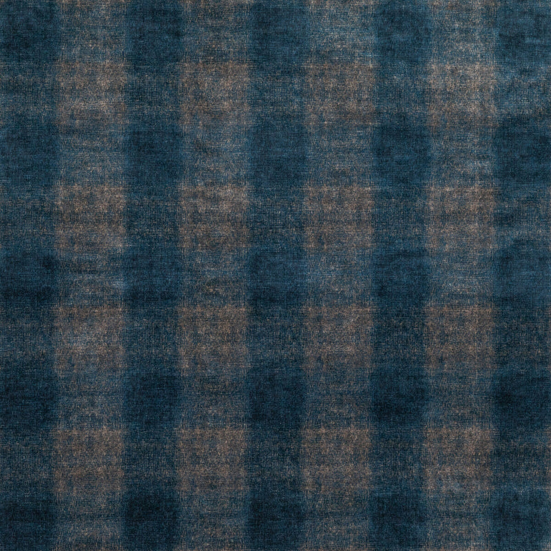 MULBERRY - HIGHLAND CHECK- INDIGO - Fabric by the Yard INDIGO