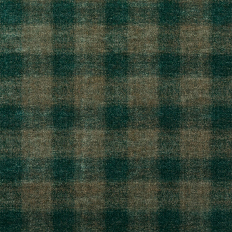 MULBERRY - HIGHLAND CHECK- TEAL - Fabric by the Yard TEAL