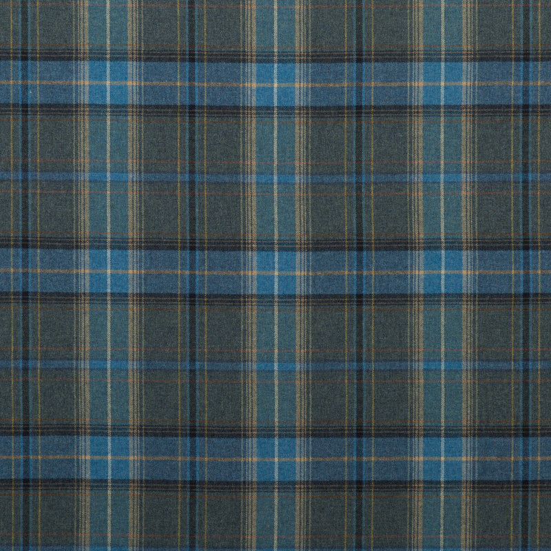 MULBERRY - SHETLAND PLAID- BLUE - Fabric by the Yard BLUE