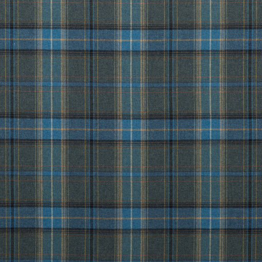 MULBERRY - SHETLAND PLAID- BLUE - Fabric by the Yard BLUE