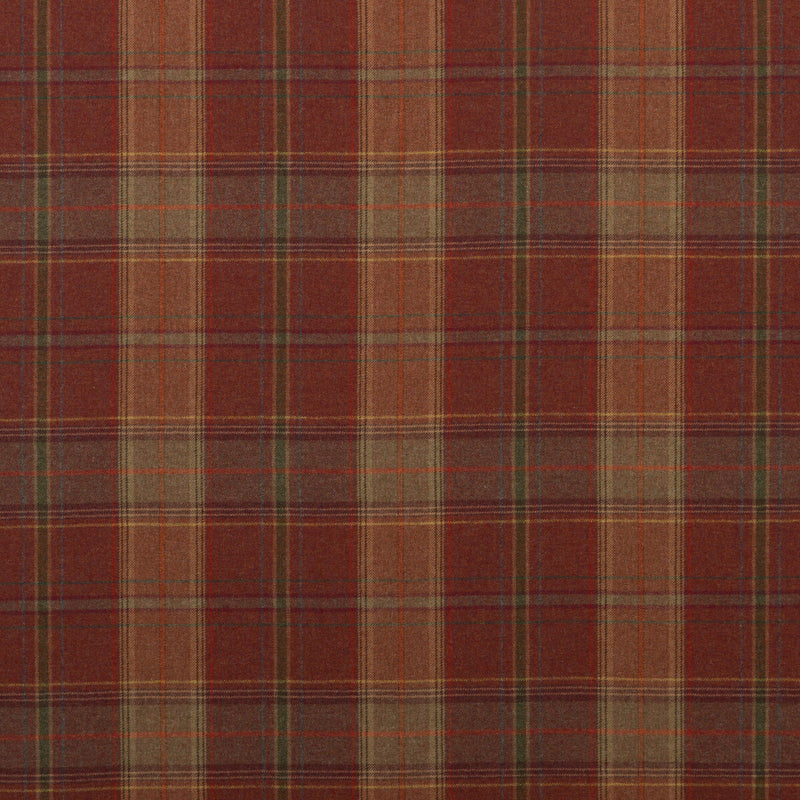 MULBERRY - SHETLAND PLAID- RUSSET - Fabric by the Yard RUSSET