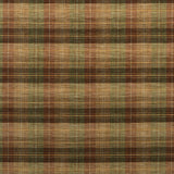 MULBERRY - CLAN CHENILLE- BURNT ORANGE/GREEN/NUTMEG - Fabric by the Yard