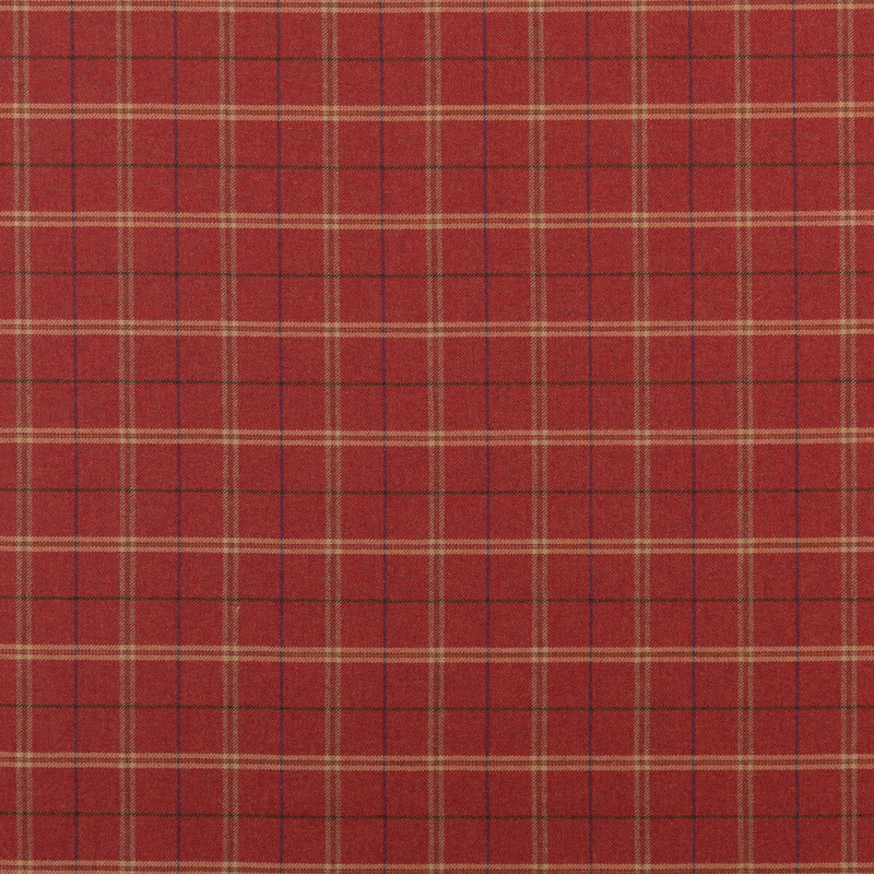 MULBERRY - ISLAY- RED - Fabric by the Yard RED