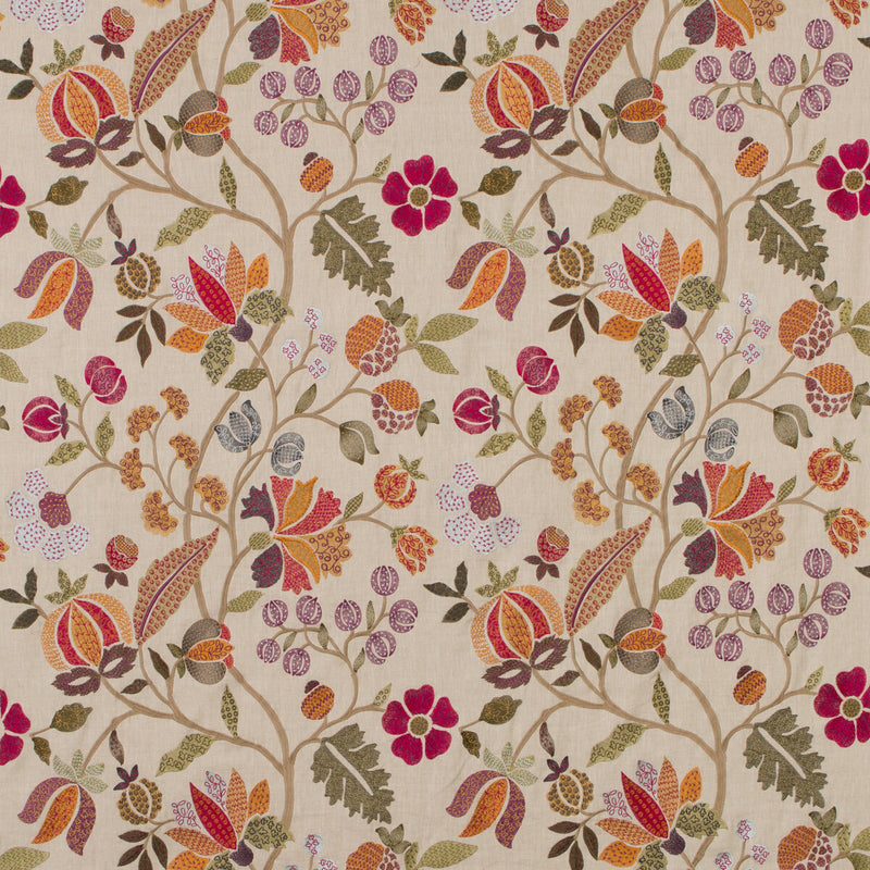 MULBERRY - WILDERNESS- MULTI - Fabric by the Yard MULTI