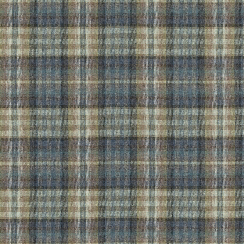 MULBERRY - NEVIS- BLUE - Fabric by the Yard BLUE
