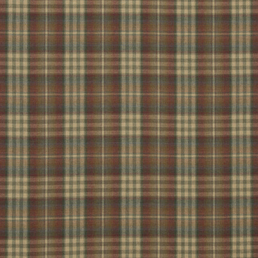 MULBERRY - NEVIS- RED/GREEN - Fabric by the Yard RED/GREEN