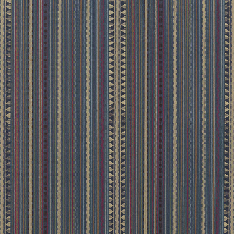MULBERRY - PAGEANT STRIPE- TEAL - Fabric by the Yard TEAL