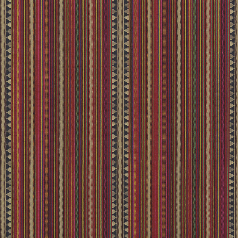 MULBERRY - PAGEANT STRIPE- MULTI - Fabric by the Yard MULTI