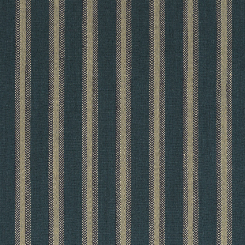 MULBERRY - CHESTER STRIPE- TEAL - Fabric by the Yard TEAL