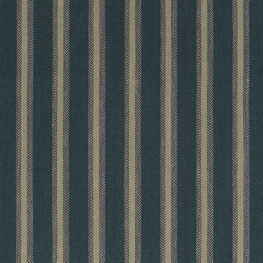 MULBERRY - CHESTER STRIPE- TEAL - Fabric by the Yard TEAL