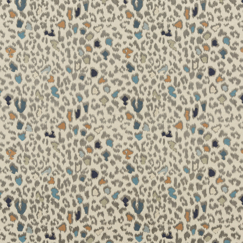 MULBERRY - ANIMAL MAGIC- TEAL - Fabric by the Yard TEAL