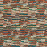MULBERRY - LANDSCAPE- TEAL/SPICE - Fabric by the Yard