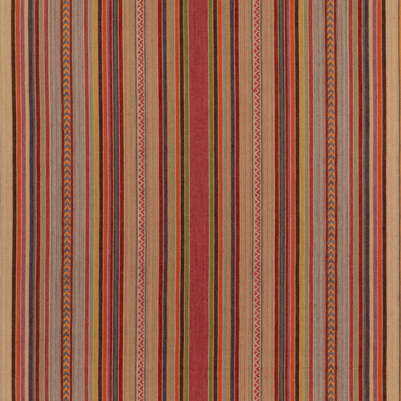 MULBERRY - ART STRIPE- MULTI - Fabric by the Yard MULTI