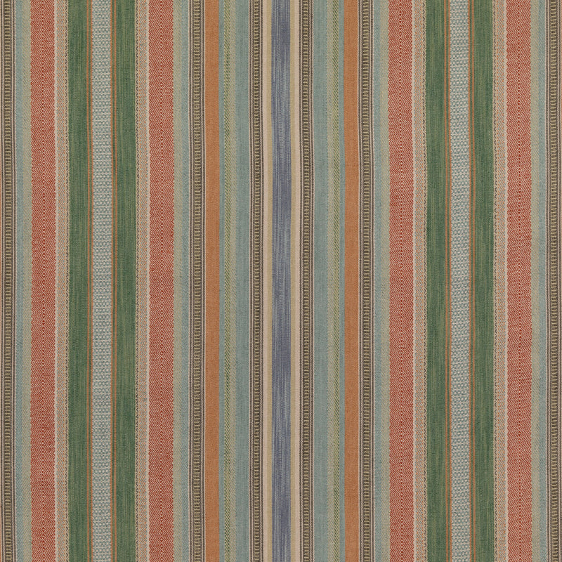 MULBERRY - RUSTIC STRIPE- SPICE - Fabric by the Yard SPICE