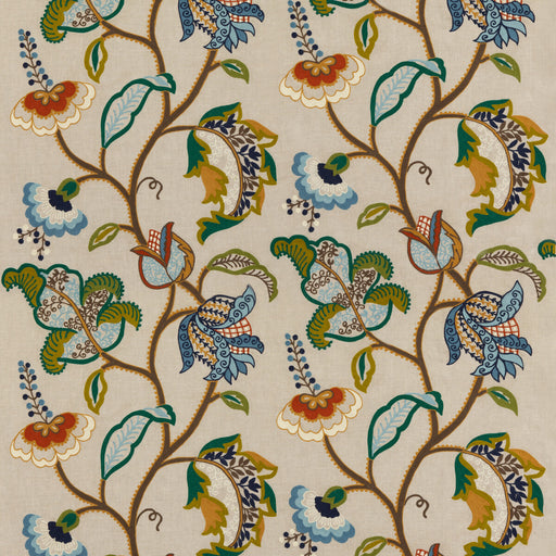 MULBERRY - MAXTON- TEAL - Fabric by the Yard TEAL
