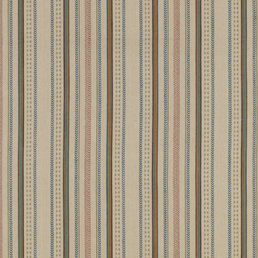 MULBERRY - RACING STRIPE- DENIM - Fabric by the Yard DENIM