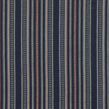 MULBERRY - RACING STRIPE- INDIGO - Fabric by the Yard