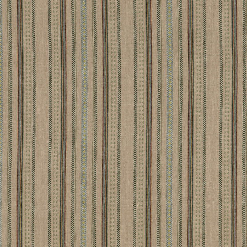 MULBERRY - RACING STRIPE- LOVAT - Fabric by the Yard LOVAT