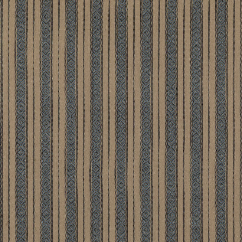 MULBERRY - COWDRAY STRIPE- DENIM - Fabric by the Yard DENIM