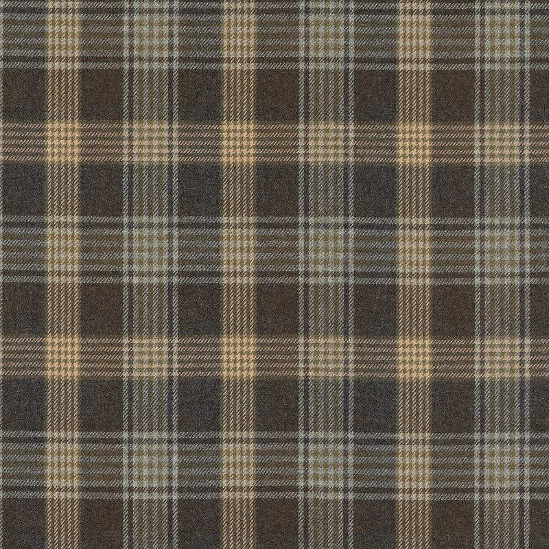 MULBERRY - BRAEMAR- WOODSMOKE - Fabric by the Yard WOODSMOKE