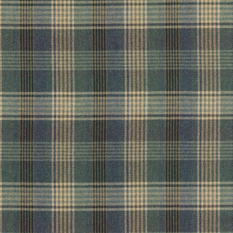 MULBERRY - BRAEMAR- BLUE - Fabric by the Yard BLUE