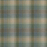 MULBERRY - BRAEMAR- TEAL - Fabric by the Yard