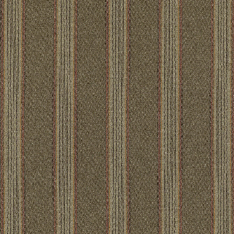 MULBERRY - MORAY STRIPE- LOVAT - Fabric by the Yard LOVAT
